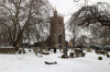 Barking Church St Margaret in the snow 2 