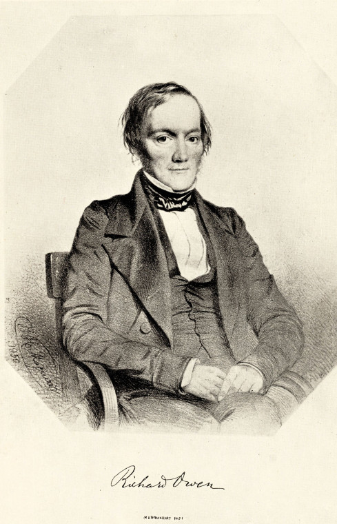 Richard Owen 1804 to 1892 Anatomist 1850 Copyright: T H Maguire 