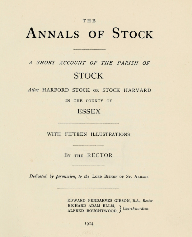 Annals of Stock 1914 Title Page Copyright: William George