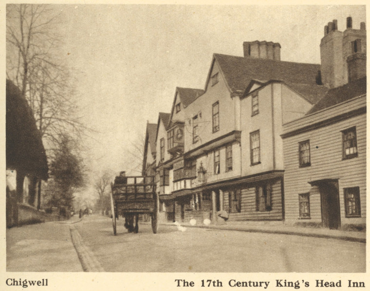 Chigwell Kings Head Arthur Mee Essex 1942 Copyright: Arthur Mee 1942