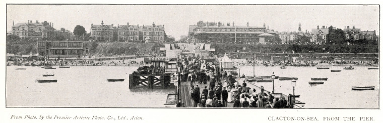 Clacton from the Pier photographic view Copyright: Premier Artistic Photo Co