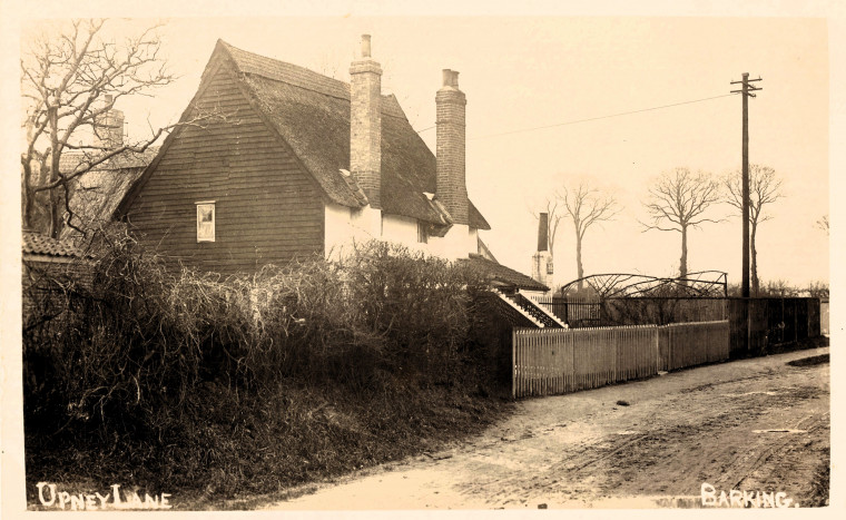 Barking Upney Lane Post Card Copyright: Post Card