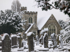 Barking Rippleside Cemetery Snow Scene 2 