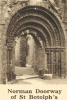 Colchester St Botolphs Norman Doorway Arthur Mee 1942 