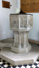 Little Easton church font 