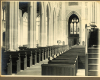 Saffron Walden Church Interior 1940s