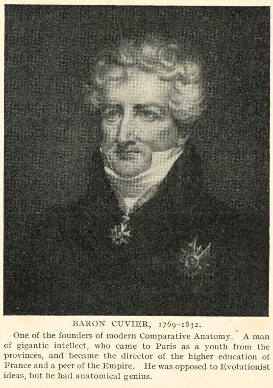 Georges Cuvier 1769 to 1832 French Naturalist Clipping Copyright: Martin Venables via David Bone