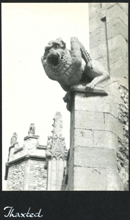 Thaxted Church Gargoyle Photograph Album 1955 Copyright: Photograph Album