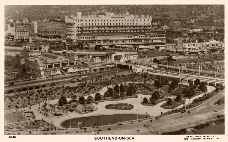 Southend Aerial View Post Card Copyright: William George