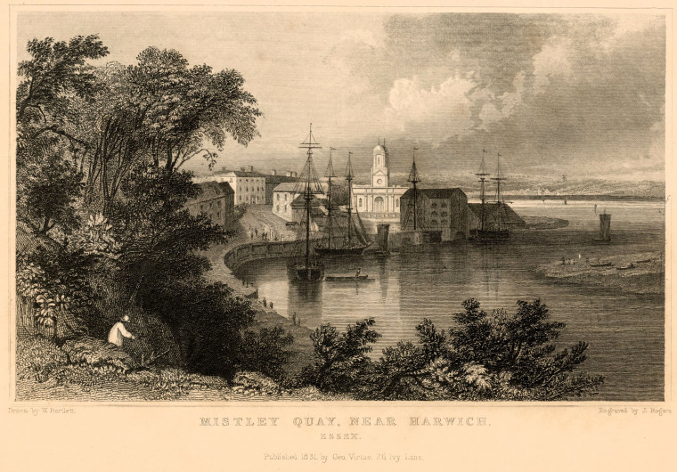 Mistley Quay Print 1831 Copyright: William George