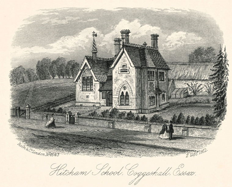 Coggeshall  Hitchin School Dale 1862 Copyright: Rock & Co 1862