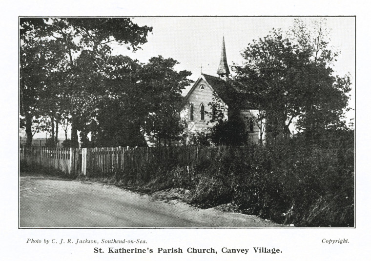 Canvey St Katherines Church Captivating Canvey 1930 Copyright: C J R Jackson