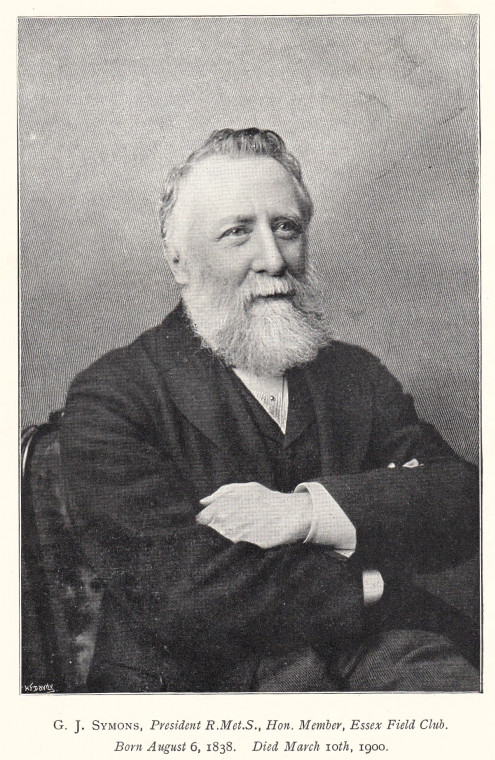 George James Symons 1838 to 1900 Meteorologist Copyright: William George