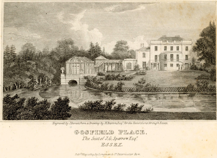 Gosfield Place Excursions through Essex 1819 Copyright: William George