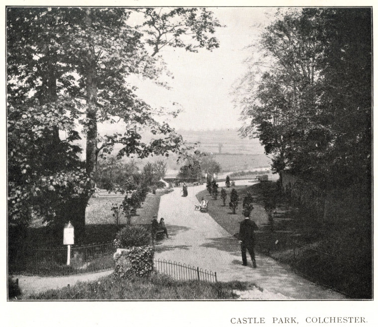 Colchester Park photographic view Copyright: Sands and Sons 32 Views of Clacton