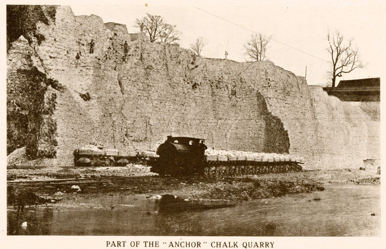 Grays Anchor Brand Chalk Quarry Copyright: Anchor Brand Portland Cement Booklet