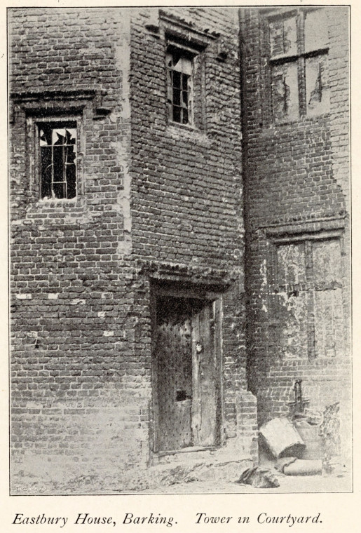 Barking Eastbury House staircase tower in Courtyard Godman 1905 Copyright: W Wonnacott