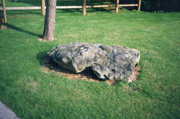 Ovington Hall Sarsen Stone (c.2005) Copyright: Gerald Lucy