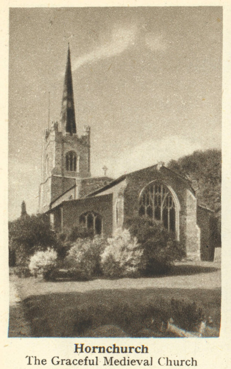 Hornchurch The Medieval Church Arthur Mee 1942 Copyright: Arthur Mee 1942