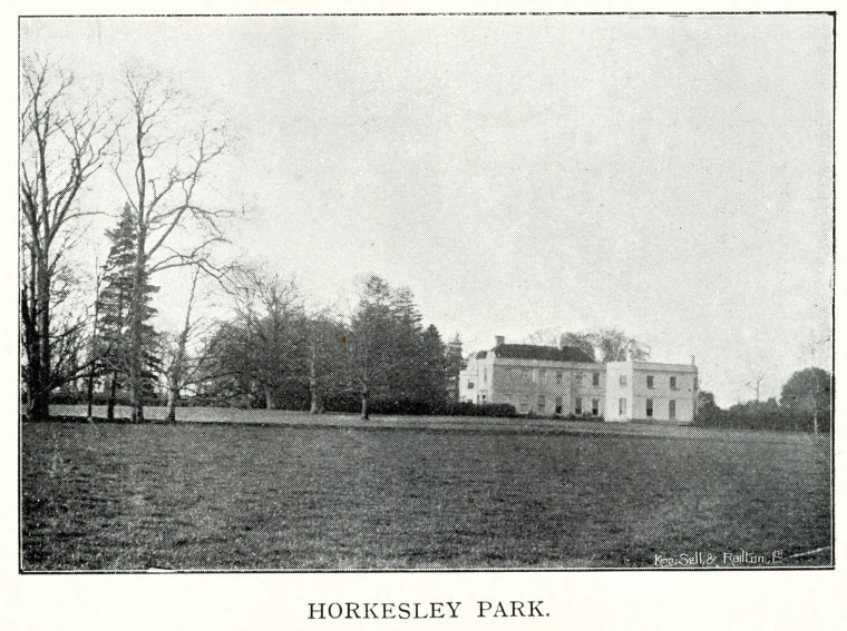 Horkesley Park Country Seat 1897 Copyright: William George