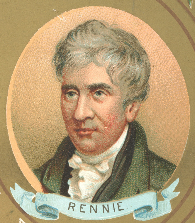 John Rennie 1761 to 1821 Coloured Portrait Copyright: Portrait