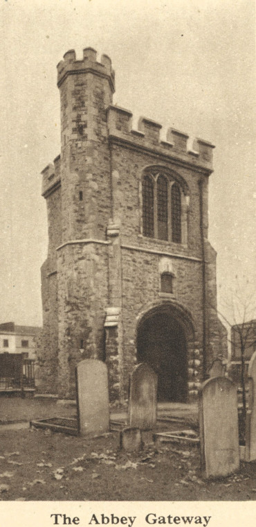 Barking Abbey Gateway Arthur Mee Essex 1942 Copyright: Arthur Mee 1942