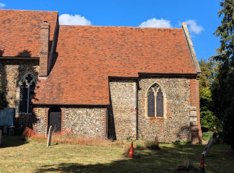 Wakes Colne Church Chancel South Face 13 September 2024 Copyright: William George