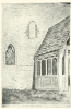 Little Hallingbury Church Sketch Fisher 1922 