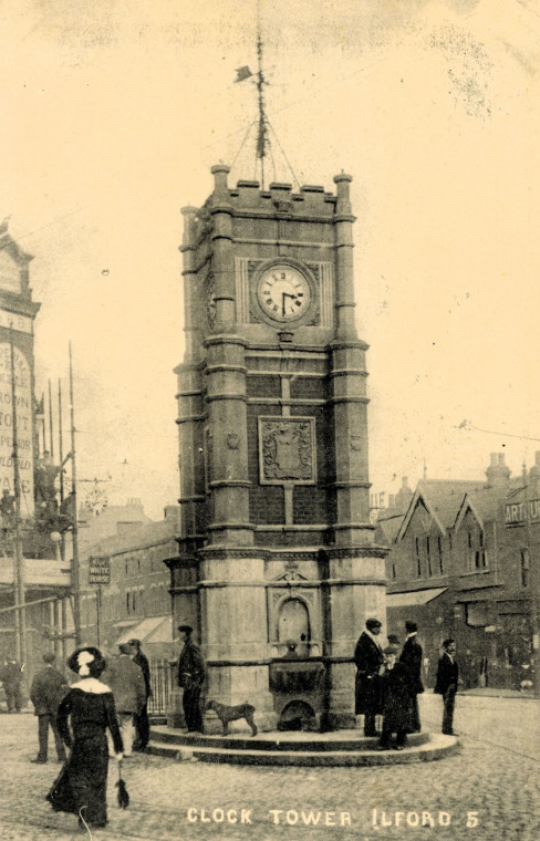 Ilford Clock Tower Post Card Copyright: William George