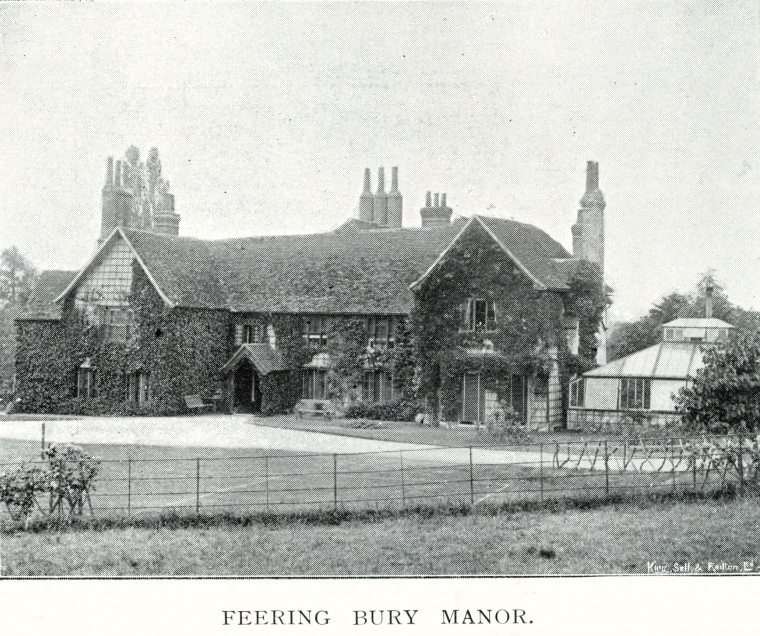 Feeringbury Manor Country Seat 1897 Copyright: William George