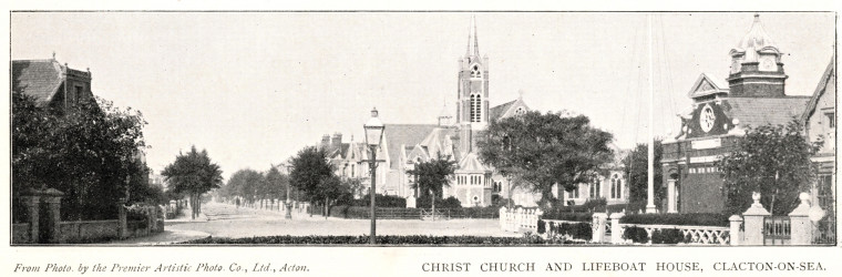 Clacton Christ Church and Lifeboat House Copyright: Premier Artistic Photo Co