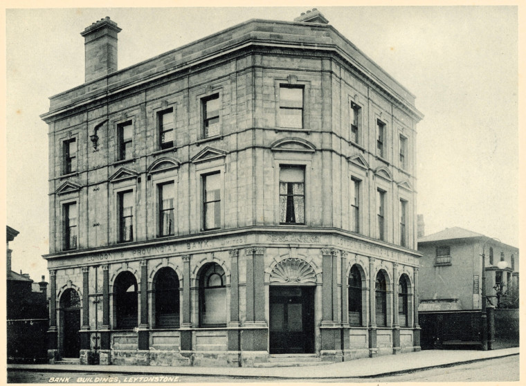 Leytonstone Bank Building 1900 Copyright: G H Holford