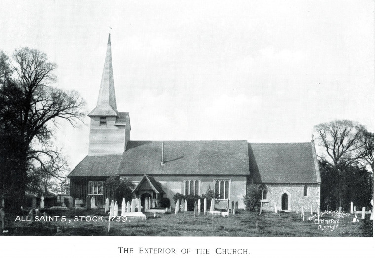 Stock Church Exterior Photograph 1914 Copyright: William George