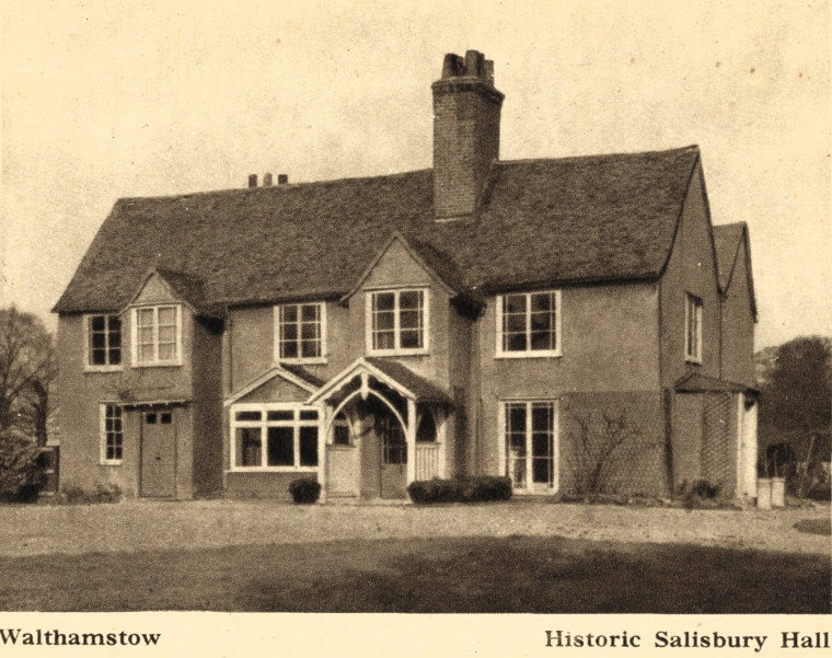 Walthamstow Salisbury Hall Arthur Mee 1942 Copyright: Arthur Mee 1942