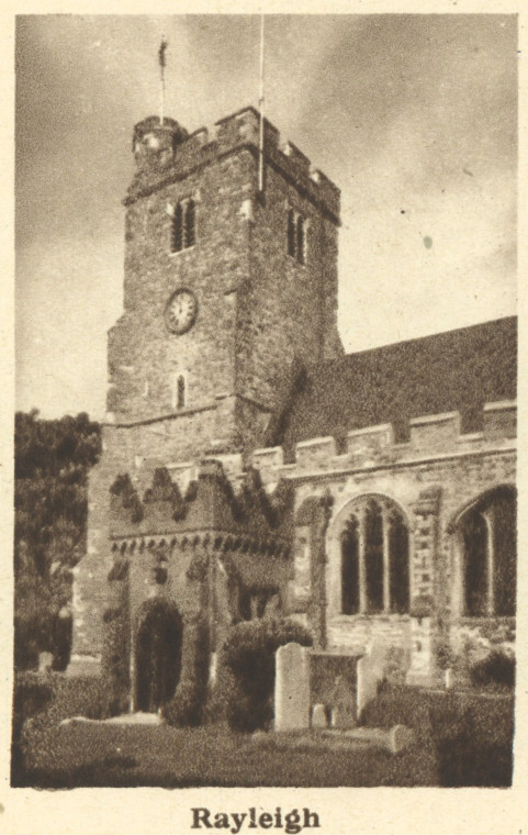 Rayleigh Church Arthur Mee 1942 Copyright: Arthur Mee 1942