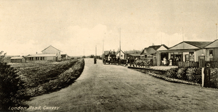 Canvey London Road Post Card Copyright: Post Card