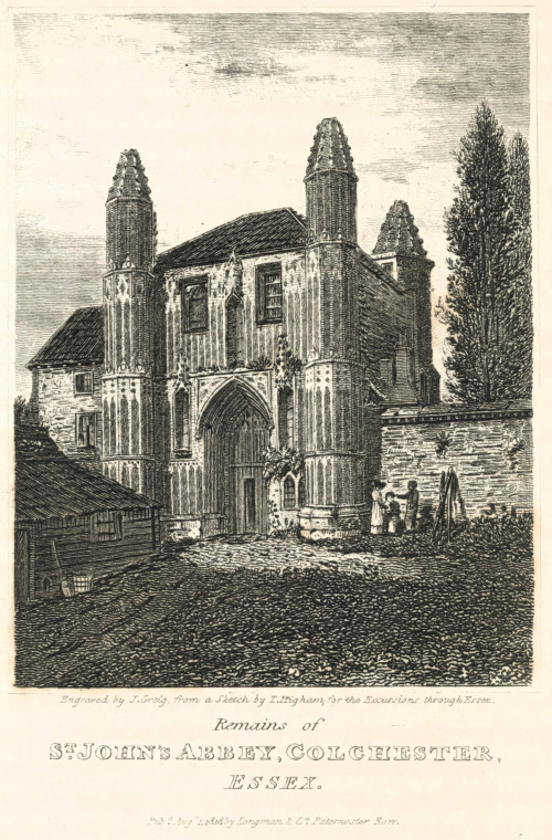 Colchester St John Abbey 1818 Excursions Copyright: T Higham