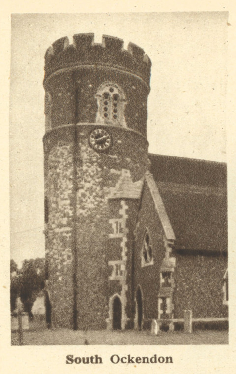 South Ockendon Church Arthur Mee 1942 Copyright: Arthur Mee 1942