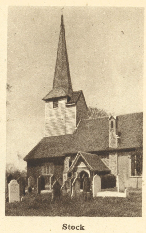 Stock Church Arthur Mee 1942 Copyright: Arthur Mee 1942