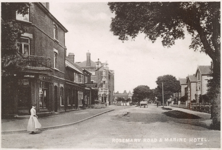 Clacton Rosemary Road and Marine Hotel Hurrell Album Copyright: Hurrell Album