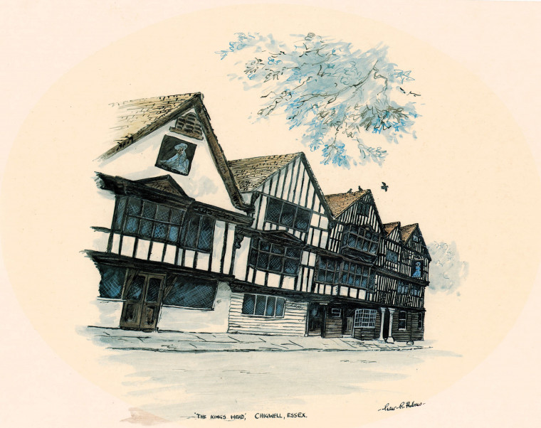 Chigwell Kings Head Print Peter R Holmes Copyright: William George