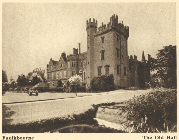 Faulkbourne The Old Hall Arthur Mee 1942 Copyright: Arthur Mee 1942