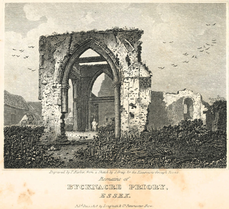 Bicknacre Priory 1818 Excursions Copyright: J Greig