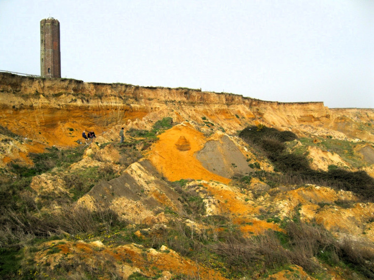 Walton on the Naze Cliff Section with Tower in background Copyright: William George