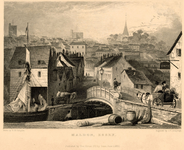 Maldon 1832 Print Copyright: William George