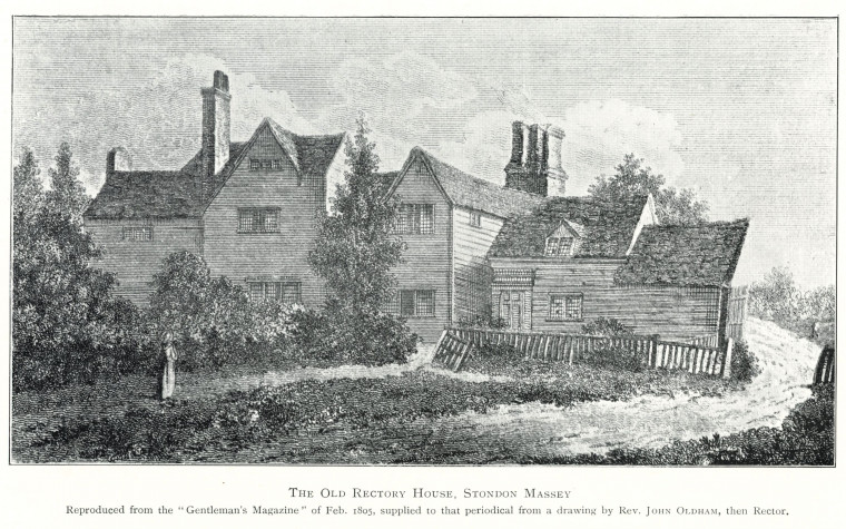 Stondon Massey Old Rectory 1805 Copyright: E H L Reeve Stondon Massey 1900