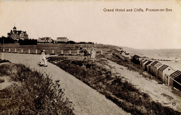 Frinton on Sea Post Card Grand Hotel Copyright: Post Card