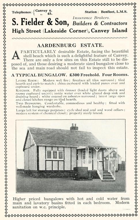 Canvey Fielder and Son Builders Captivating Canvey 1930 Copyright: Captivating Canvey 1930