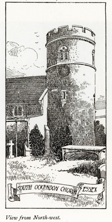 South Ockendon Church tower from north west Godman 1905 Copyright: S Newcombe