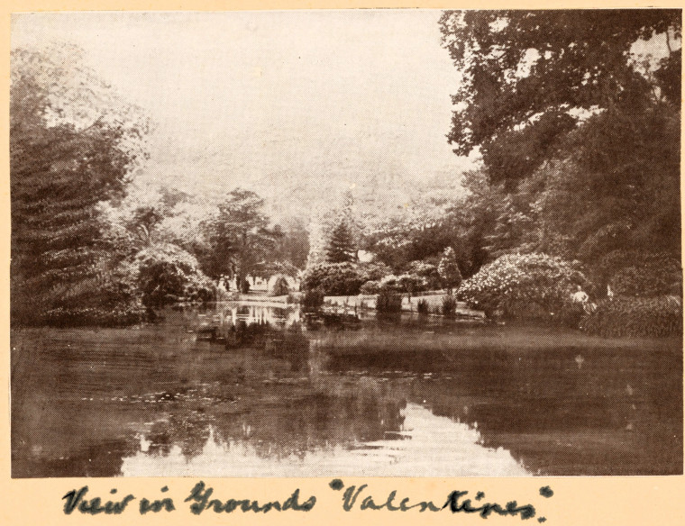 Ilford Valentines Mansion Lake Circa 1900 Copyright: Edden Family Photo Album